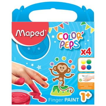 Maped Colorpeps boje za prste u 4 boje