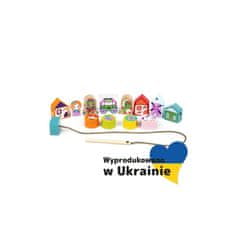 CUBIKA Drvene perle za nizanje princeza