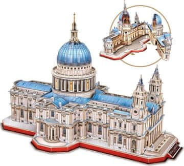 Bic KUBIČNA ZABAVNA 3D SLAGALICA KATEDRALA SV. PAVLA, LONDON - MC270h - 643 DIJELA