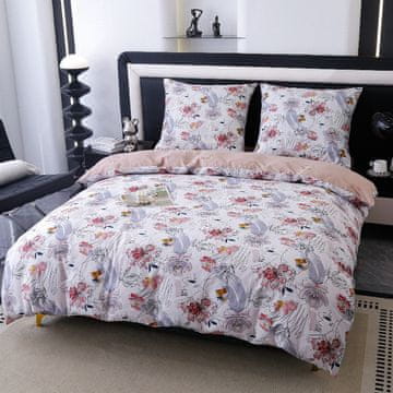 Posteljina pamučna premium 160x200 cvijet