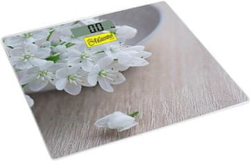 MAESTRO MR-1819 Flowers osobna staklena kupaonska vaga