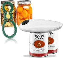 HOME & MARKER® Električni automatski otvarač za konzerve, boca i tegle, jednostavna uporaba | JARCAN