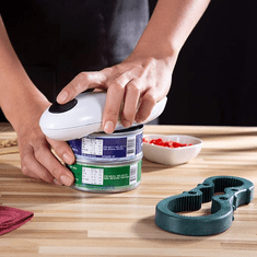 HOME & MARKER® Električni automatski otvarač za konzerve, boca i tegle, jednostavna uporaba | JARCAN