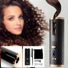 FRILLA® Bežični uvijač za kosu, prijenosni uvijač s kontrolom temperature, dugotrajne kovrče, bežični bez kabela | CURLBLISS