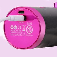 FRILLA® Bežični uvijač za kosu, prijenosni uvijač s kontrolom temperature, dugotrajne kovrče, bežični bez kabela | CURLBLISS