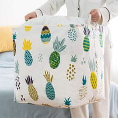 HOME & MARKER® Prostrana sklopiva kutija za pohranu odjeće 50x40x50 cm (100L), vodootporna i otporna na prašinu | CLOTHBOX