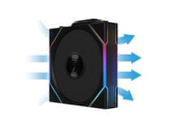 Lian Li UNI FAN TL bežični ventilator za kućište, ARGB, 120 mm, 3 komada + kontroler, crni (12TL1W3B)