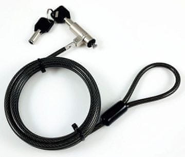 eSTUFF Sigurnosna brava s ključevima za Nano Slot O4.5mm x 180cm, otporna na rezanje,