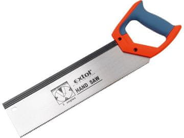 Extol Premium pila za drvo čepove, 350 mm, 12 zuba na 25 mm, trostruko brušeni kaljeni zubi, ergonomska ručka