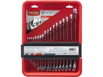 Extol Premium kombinirani ključevi (6351) set od 18 dijelova
