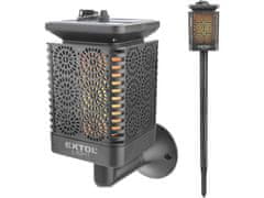 Extol Light LED svjetiljka (43133) s plamenom, solarno punjenje, 12x LED dioda