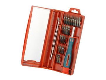 Extol Premium Urarski odvijač s vrhovima (8819104) set od 22 komada, magnetski nastavak 115 mm, pinceta, CrV