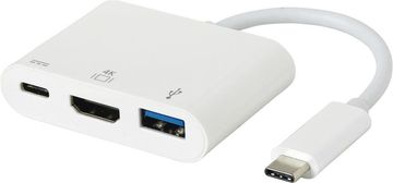 eSTUFF USB-C AV multiport hub USB-C 3.2 Gen 1, 0.2m