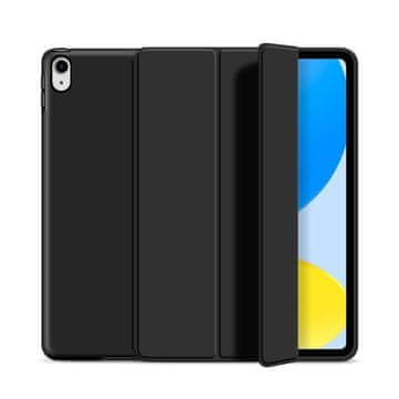 eSTUFF iPad 11th gen 2025/10th gen 2022 DENVER Folio Case. Crna prednja strana od PU ko