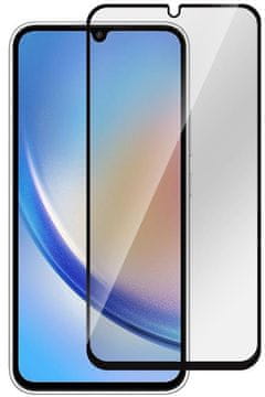 eSTUFF Samsung Galaxy A34 zaštitno staklo za zaslon. Temperirano staklo s punim prekr