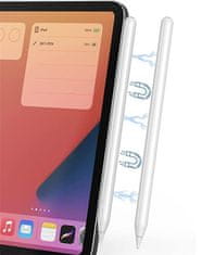 eSTUFF Stylus olovka za iPad. Magnetsko i USB-C punjenje. Kapacitivna. Indikator razine