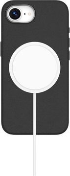eSTUFF INFINITE (GRS) VENICE iPhone 16e crna kožna magnetska futrola. Materijal: 65%