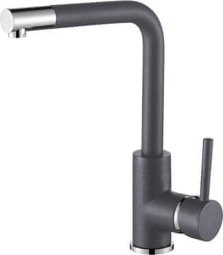 Concept Jednoručna kuhinjska slavina BDG4327dg granitna TAMNO SIVA