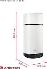 Ariston dizalica topline Nuos Plus S2 Wi-Fi WH 110 (3629146)