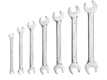 Fortum viljuškasti ključevi (4730103) viljuškasti ključevi, set od 7, 6x7, 8x9, 10x11, 12x13, 14x15, 16x17, 18x19 mm, 61CrV5