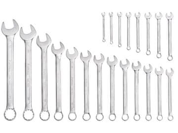 Fortum (4730200) kombinirani ključevi, set od 21 komada, 6-7-8-9-10-11-12-13-14-15-16-17-18-19-20-21-22-24-27-30-32 mm, 61CrV5