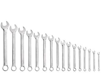 Fortum (4730201) kombinirani ključevi, set od 16 komada, 6-7-8-9-10-11-12-13-14-16-17-18-19-21-22-24 mm, 61CrV5