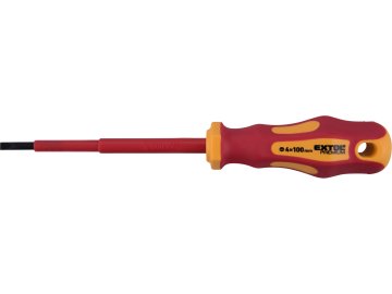 Extol Premium Električarski odvijač 53074 električarski odvijač, (-)4x100mm, VDE, CrV