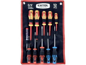 Extol Premium Set odvijača s testerom (53088) 12 dijelova, CrV