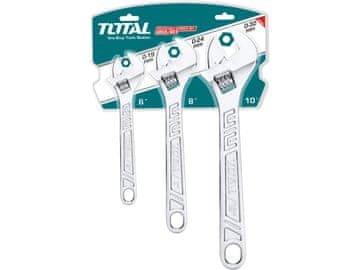 Total THTK1013 Podesivi ključ, set od 3