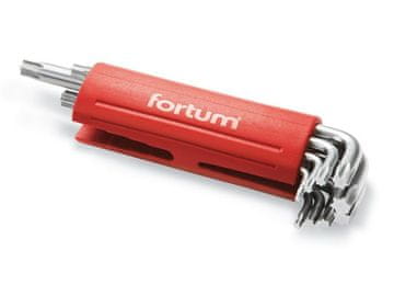 Fortum L-ključevi TORX (4710300) L-ključevi TORX, 9 kom, T 10-15-20-25-27-30-40-45-50, S2
