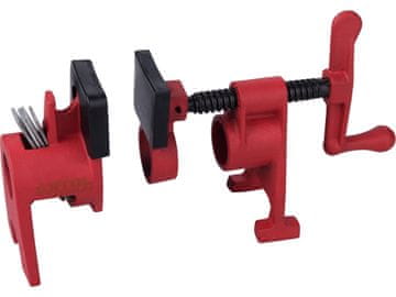 Extol Premium stezaljka 8815403 - podesiva stezaljka za cijevi, pričvršćivanje na fiksnom kraju pomoću cijevi s vanjskim navojem DN 20 - 3/4" -26,9 mm