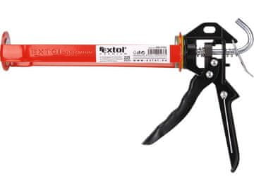 Extol Premium Ekstruzijska preša (8845104) rotirajući pladanj za teške uvjete rada, 225 mm, za kartušu, trn za osušeni kit, ojačana konstrukcija, kružni profil primjene