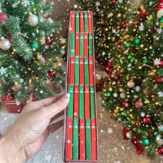 HOME & MARKER® Adventski kalendar s mini knjigama, književni božićni poklon za ljubitelje knjiga | READVENT, crvena