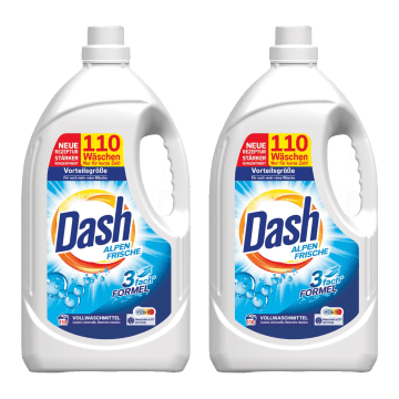 Dash 2x ALPEN FRISCHE, 110 pranja (4,95l), (220 pranja)
