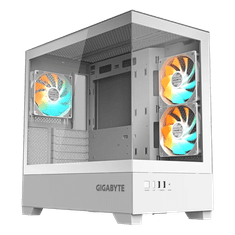 Gigabyte C201 PANORAMIC ICE ATX RGB osvijetljeno kućište, bijelo