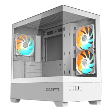 Gigabyte C201 PANORAMIC ICE ATX RGB osvijetljeno kućište, bijelo