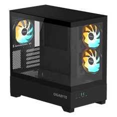 Gigabyte C201 PANORAMIC ATX RGB osvjetljeno kućište, crno
