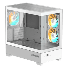 Gigabyte C201 PANORAMIC ICE ATX RGB osvijetljeno kućište, bijelo