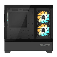 Gigabyte C201 PANORAMIC ATX RGB osvjetljeno kućište, crno