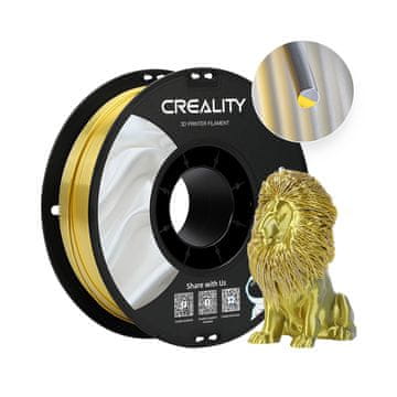 Creality Filament CR-Silk 1,75mm, 1kg, zlato/srebrna