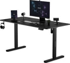 SENSE7 električni stol NOMO 140x70 crn