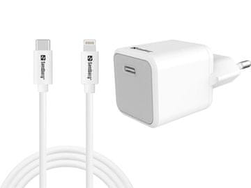 Sandberg Sandberg USB-C AC 20W punjač EU + Lightning 1M