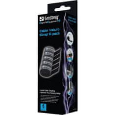 Sandberg Sandberg Velcro trake za kabele, pakiranje od 5