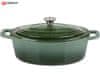 Alpina lonac od lijevanog željeza, 5 l, 33 x 25 x 11 cm, zeleni