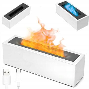 Verkgroup 10W LED RGB difuzor ovlaživač zraka i isparivač eteričnih ulja 150ml USB