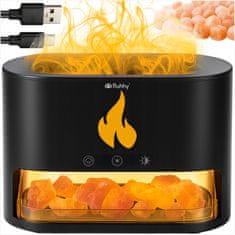 Ruhhy 10W difuzor dekorativni LED RGB kamin 250ml ovlaživač zraka USB