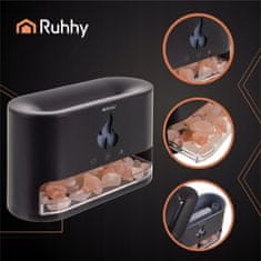 Ruhhy 10W difuzor dekorativni LED RGB kamin 250ml ovlaživač zraka USB