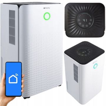 Ruhhy WiFi 200W kondenzacijski odvlaživač zraka LCD aplikacija na kotačima 2L osjetljiv na dodir