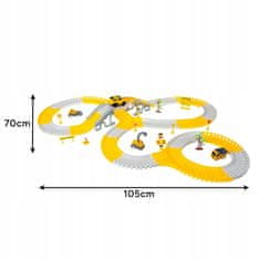 Kruzzel Trkaća staza za električne automobile s 255 dijelova