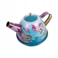 Kruzzel Dječji metalni set za čajanku s sirenom i koferom